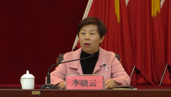 区委常委,区委宣传部部长李晓云回顾了2020年新时代