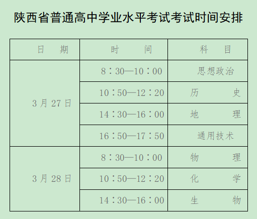 蒲城县安排部署2021年普通高中学业水平考试工作