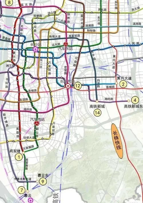 长株潭轨道交通规划定了!6号线人民路站至株洲西!_腾讯新闻
