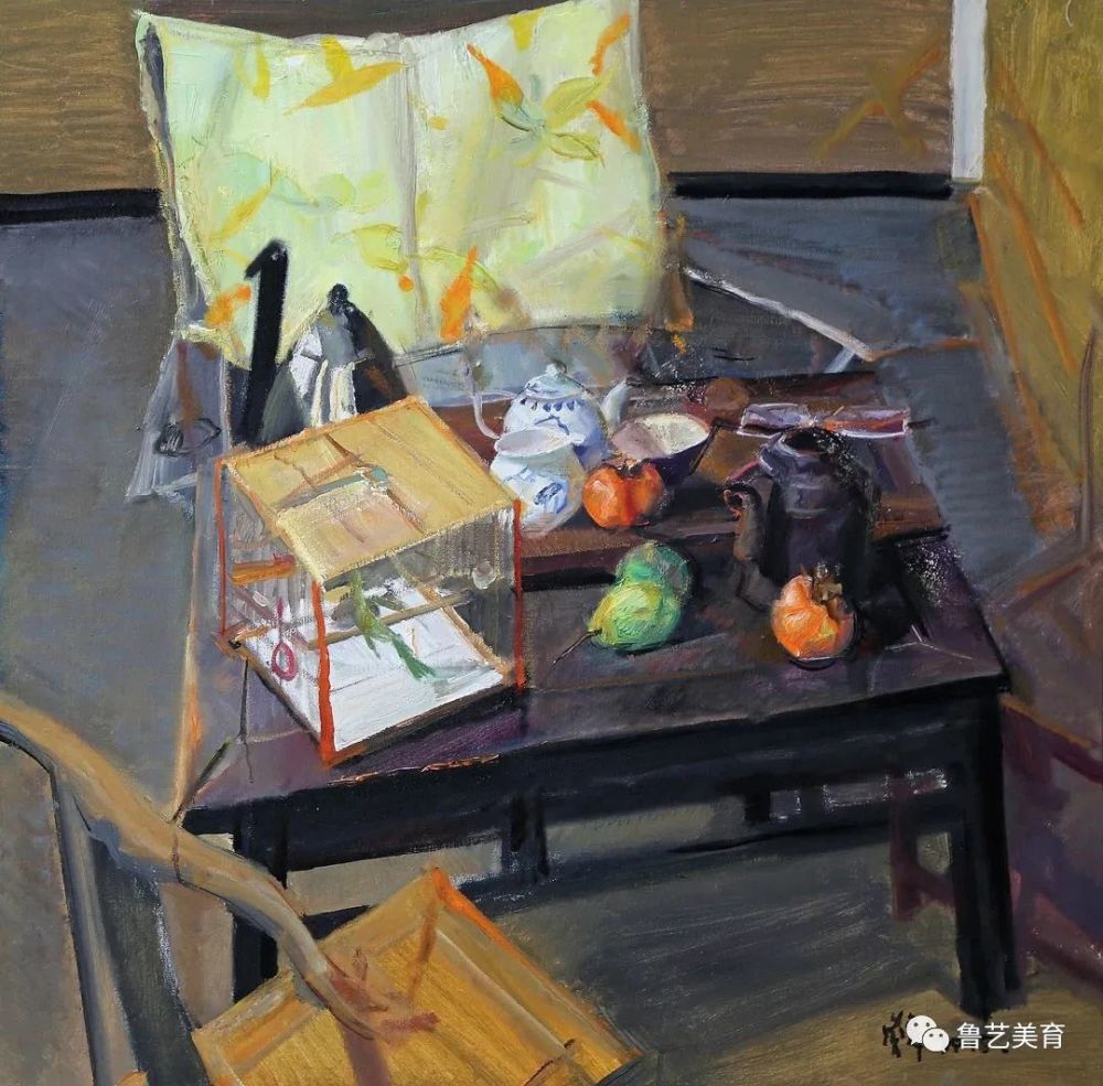 杨参军油画风景静物作品造型具象精神