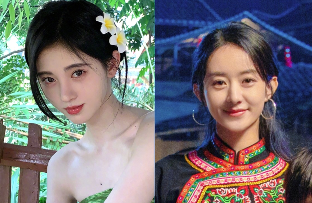 赵丽颖鞠婧祎同穿民族服装看清二人对比已婚未婚的区别很显然