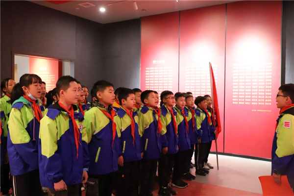 枝江市公园路小学开展党史学习教育活动