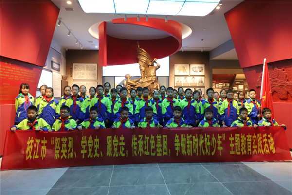 枝江市公园路小学开展党史学习教育活动