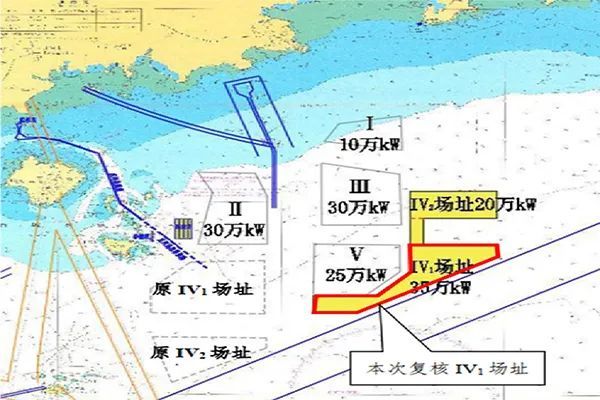大连庄河海上风电场址iv1项目位于辽宁省庄河市石城岛东侧海域,平均