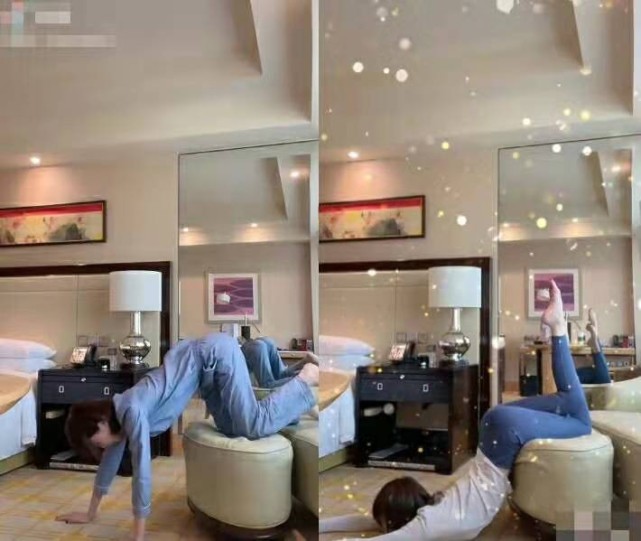 苏玉红趴地秀曼妙曲线豪宅装修尽显奢华一件打底衣两千块