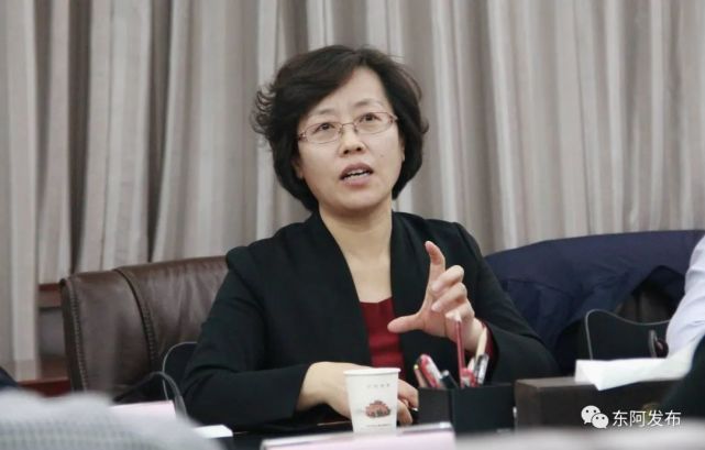 县委书记,县人大常委会主任雷霞介绍东阿县阿胶及医药大健康产业发展