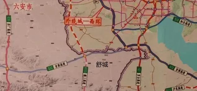 网络配图宣商高速公路初步路线方案由肥西县新仓社区丰乐河大桥处进入