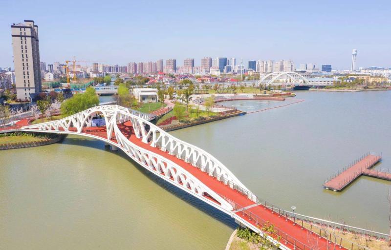 開門見綠,推窗見景,青浦環城水系公園把最美的景觀留給百姓