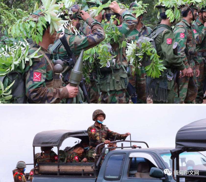 缅甸军方与德昂军在缅北南坎辖区内激烈交战上百村民出逃避战