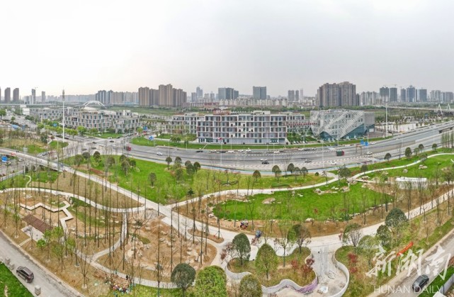 长沙马栏山公园初现雏形