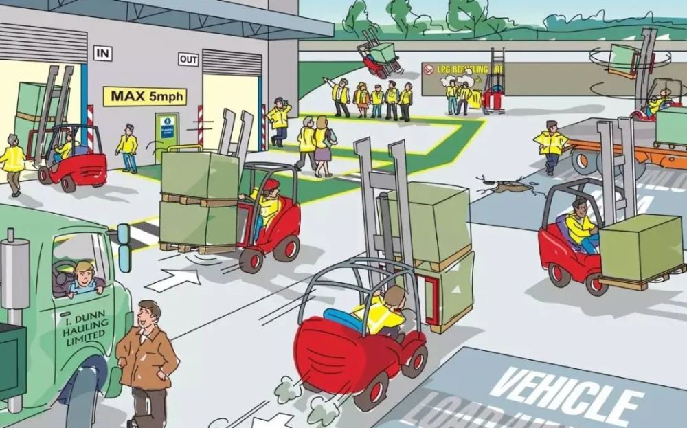 警示物流人车分流没做好会发生什么灾难