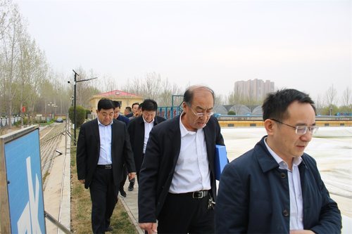 枣强副县长裴世超就污水处理厂提标降耗工作调研
