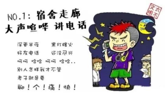 文明禮儀對校園不文明行為說no