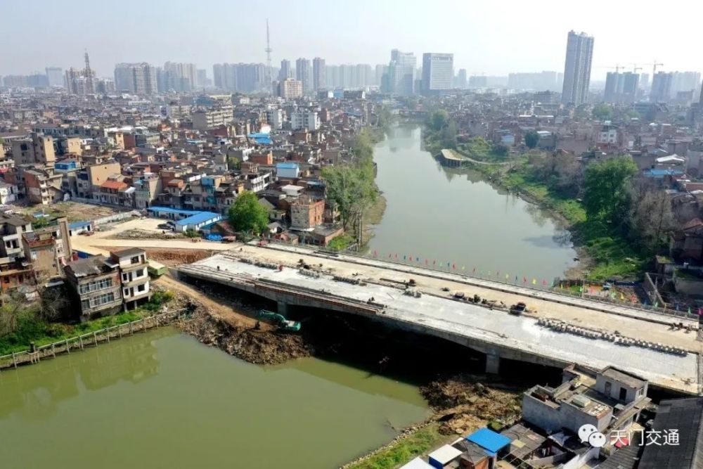 天门大桥重建规划图图片