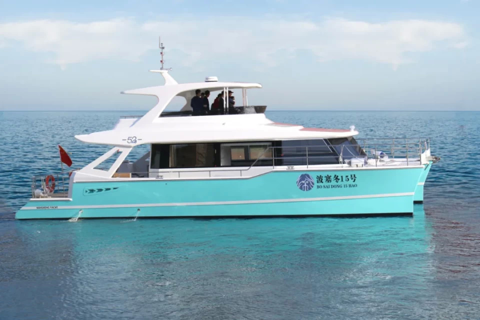 8双体游艇交付!