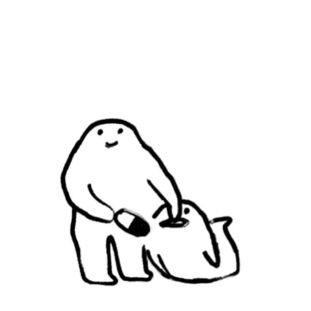 "适合孤寡人士用的沙雕头像"