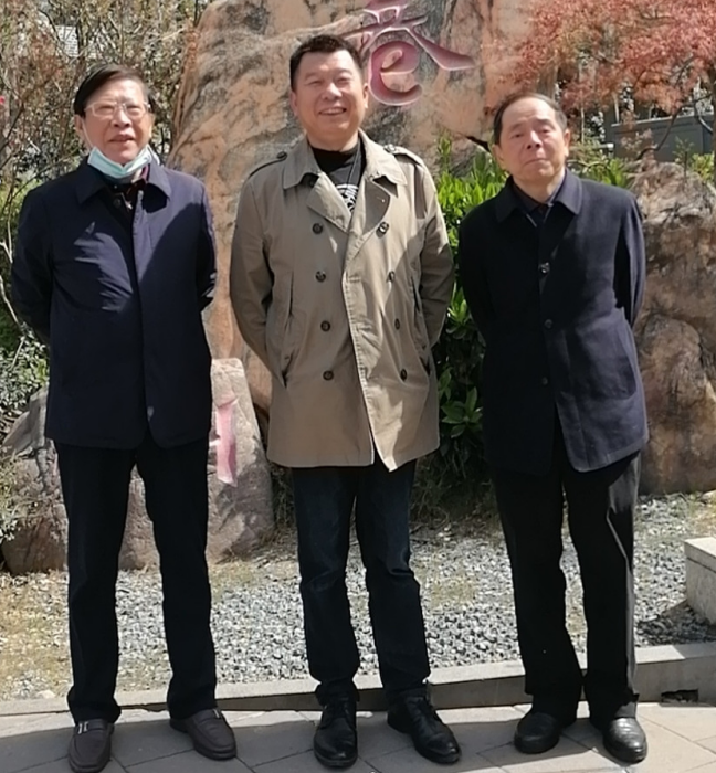 万春桥,王培俊,王用新合影