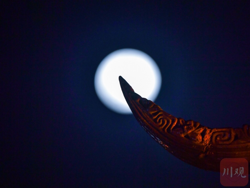 十五圆月当空照超好看的大月亮来了