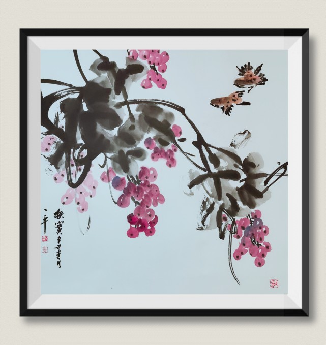 姜建平写意花鸟