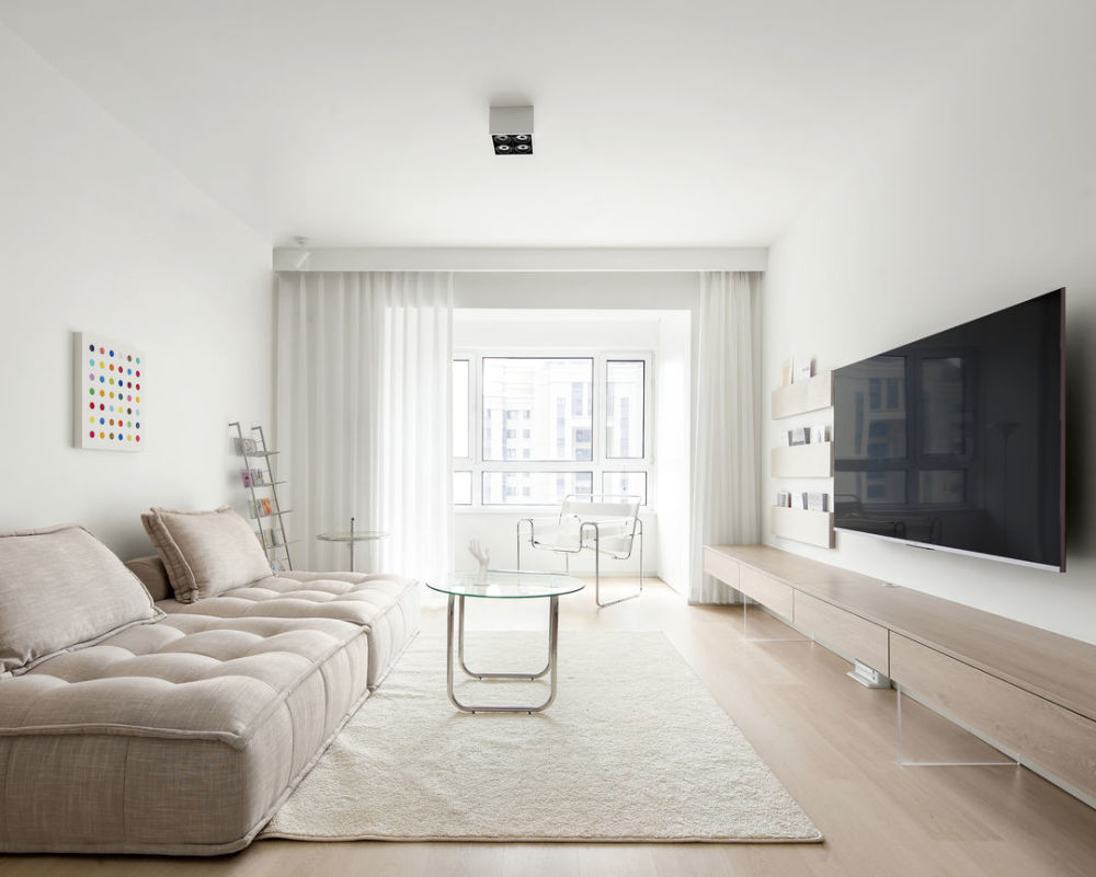 90后的简装新居,木地板配大白墙,反而越住越舒心!太惬意了