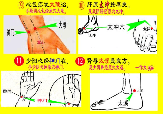 配伍:配外關,曲池,有行氣活血,舒筋通絡的作用,主治前臂肌痙攣或麻痺