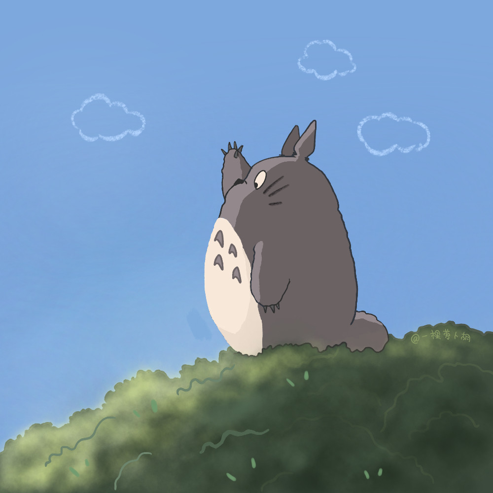 龙猫壁纸今日份治愈系龙猫壁纸来啦