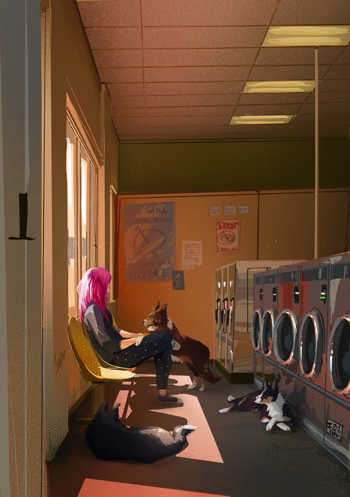 配色绝佳的场景设定色彩的搭配很令人向往