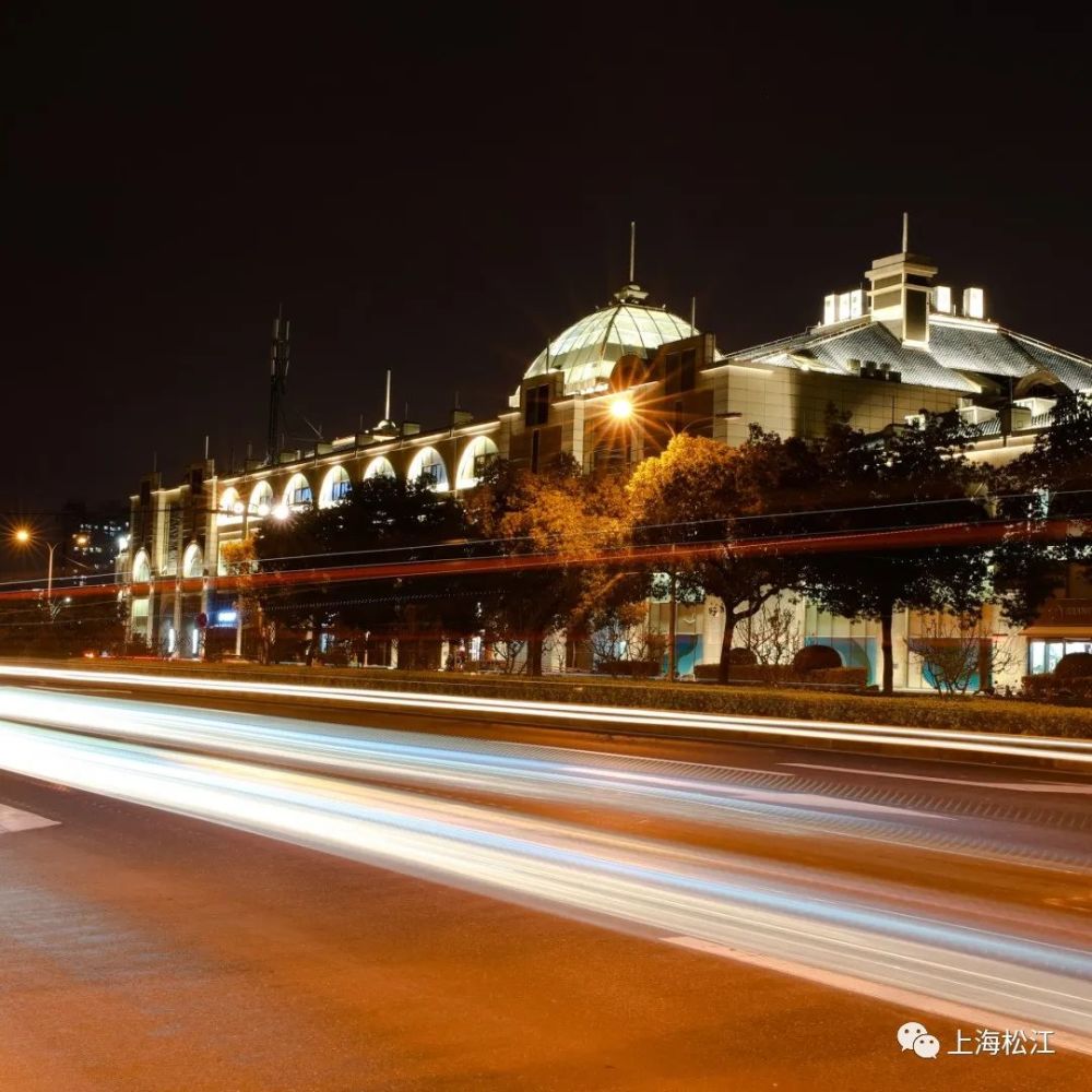 上海松江区夜景图片