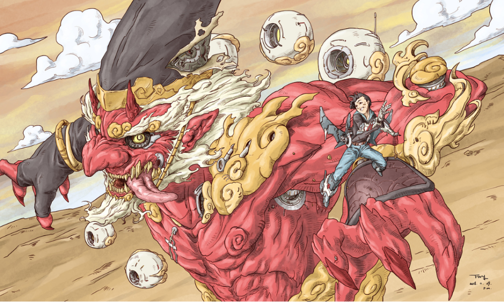 山海经中的神兽烛九阴纵目乘风跟三星堆纵目人有关吗