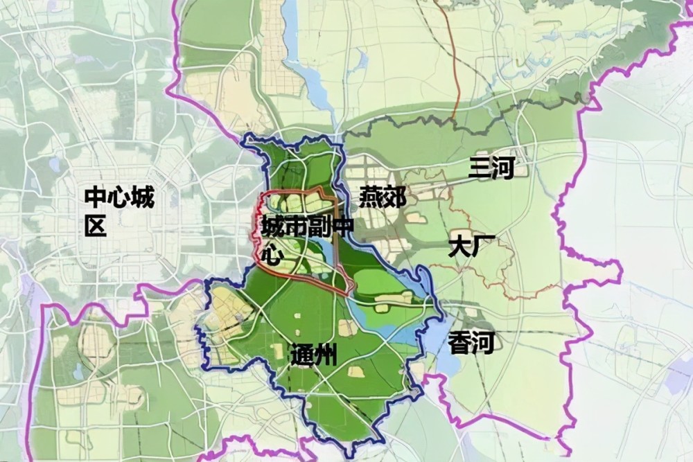 燕郊西市区地图图片