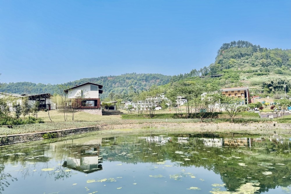体现"长江首城"的乡村美学,宜宾李庄安石村开村_腾讯新闻