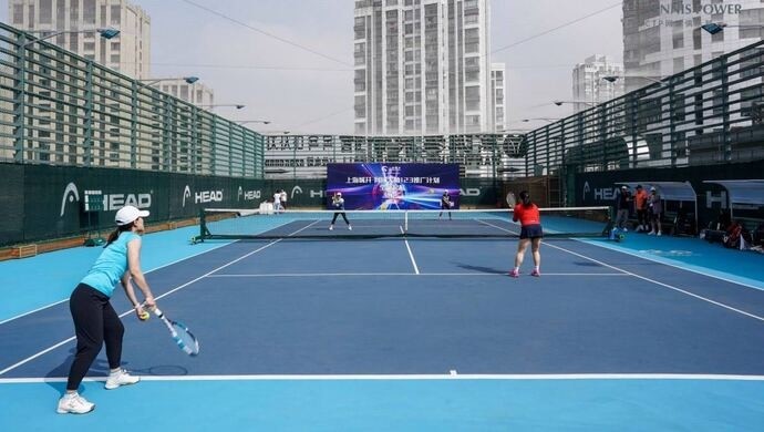 一子落,满盘活,上海这个闲置网球场是如何被利用起来的?_腾讯新闻