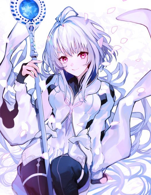 首先在中间有一个梅莉的海报,梅莉也就是在fate/prototype登场的女