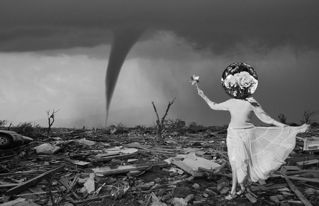 《气》摄影拼贴 收藏家彩色打印 17x43cm 2020 1/15