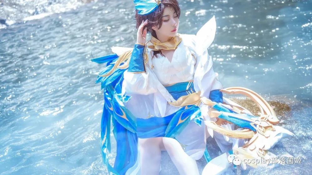 cos:王者荣耀云霓雀翎·虞姬cos正片@萦风乱雪