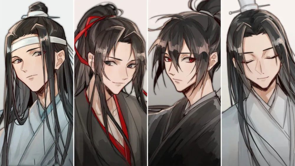 《魔道祖師》 壁紙|為遇一人而入紅塵,人去我亦去,此身不留塵_騰訊新