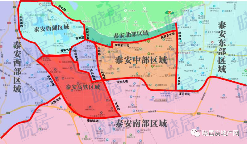 泰安市地图高新区图片