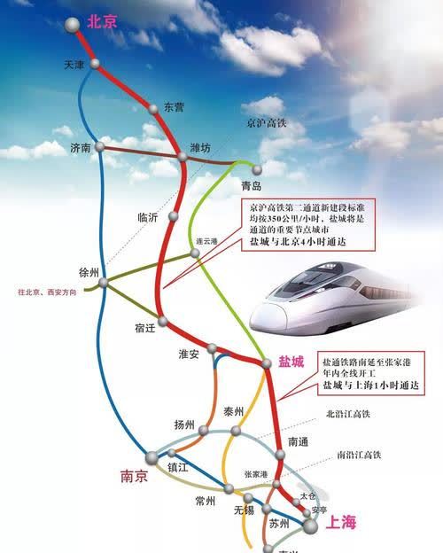 江苏高铁规划图高清图片