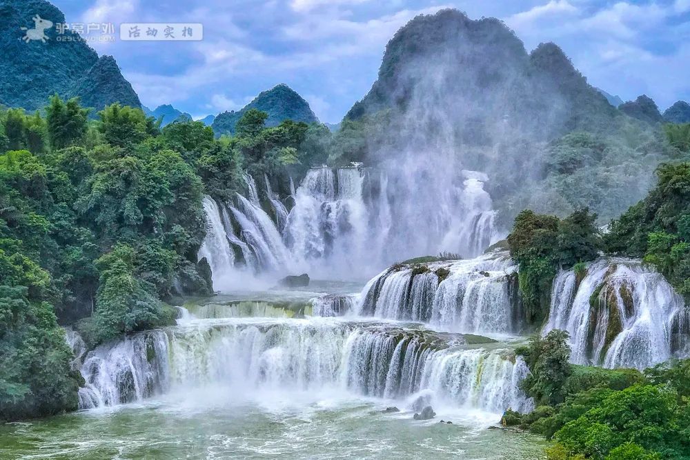 山川河流之美磅礴壯觀的氣勢中越邊境風土人情距異國僅一步之遙世界第