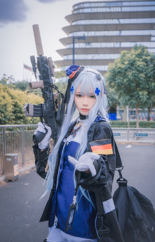 cos賞析:少女前線-hk416 mod3|小崎|cosplay