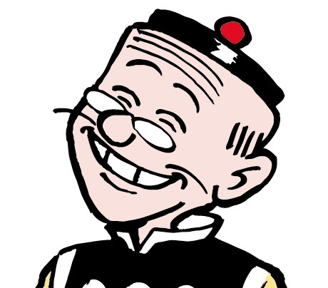 说到这,突然想起19世纪流行的无镜腿的眼镜(老夫子同款),仅仅是靠夹住