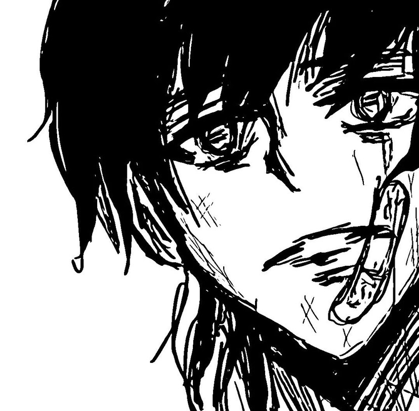 给人感觉很孤独的黑白动漫头像