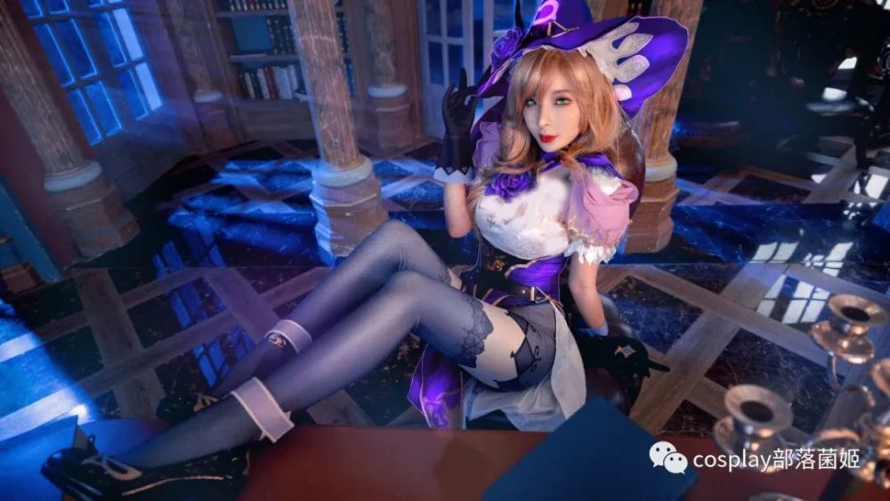 cos:原神丽莎cos正片@原天夕子,陪姐聊聊天