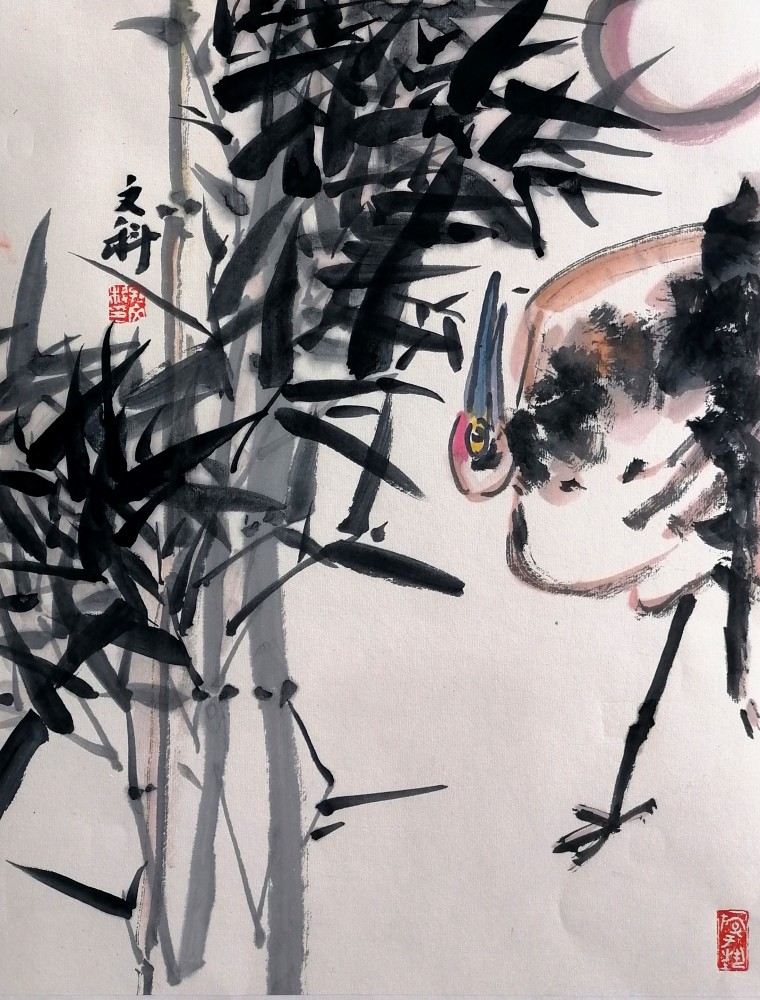 直击书画简述国画小品的属性品鉴孙文孙文科花鸟画小品