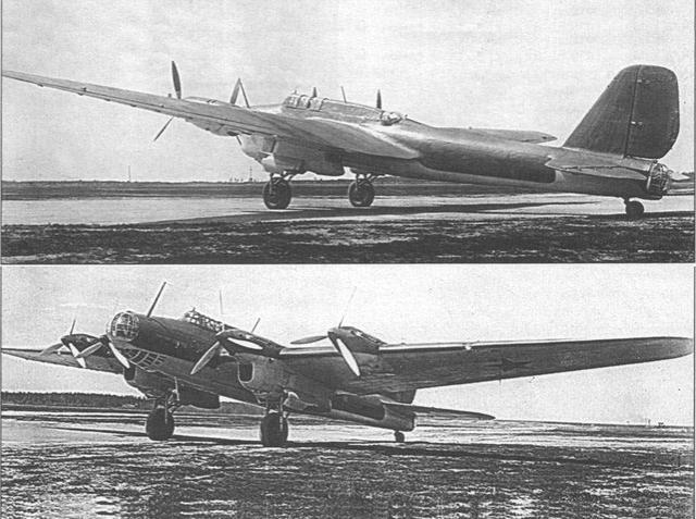 二战苏军pe-8重型轰炸机:四发动力的"赤色巨枭",曾轰炸柏林|苏军|pe-8