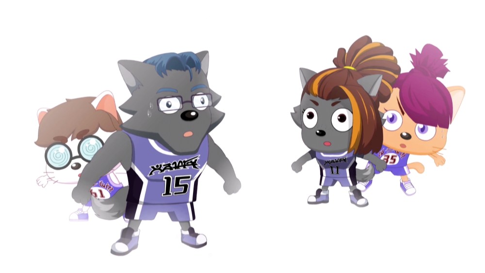 喜羊羊与灰太狼凝太狼是个知识分子投篮还要建个坐标系