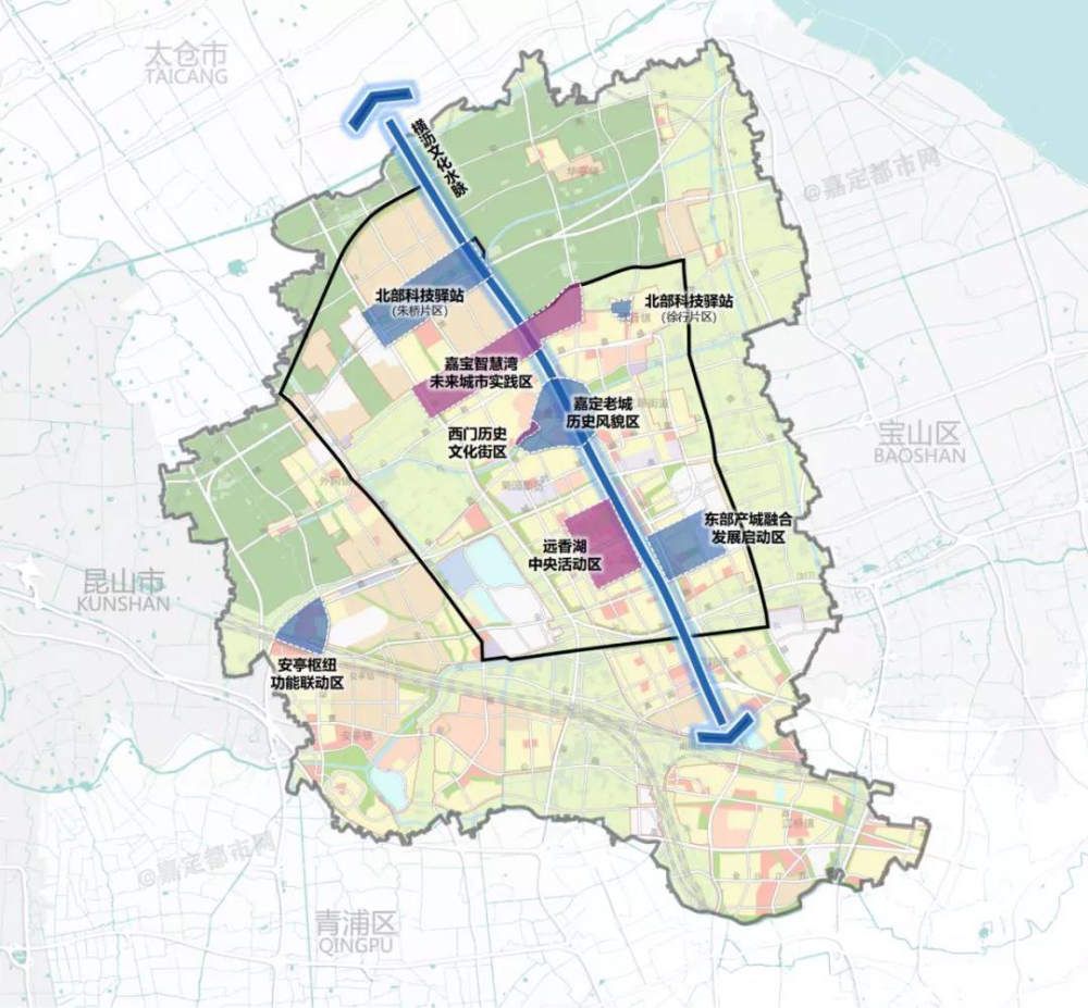 嘉定老城367400㎡土地最新规划调整公示!
