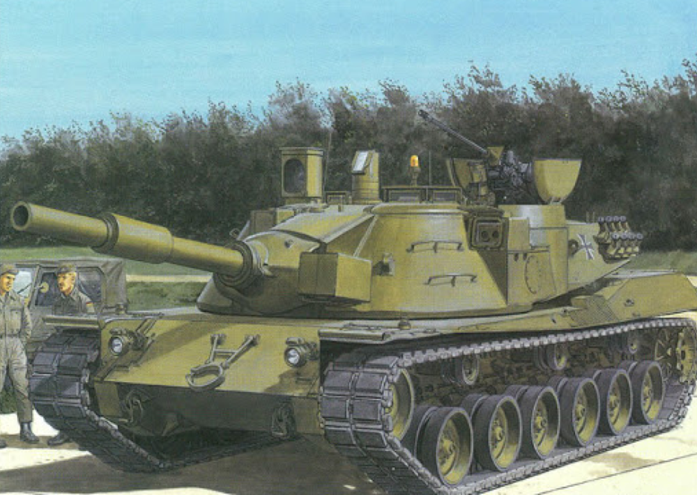 驾驶员也搬进了炮塔里mbt70主战坦克因先进过头被淘汰出局