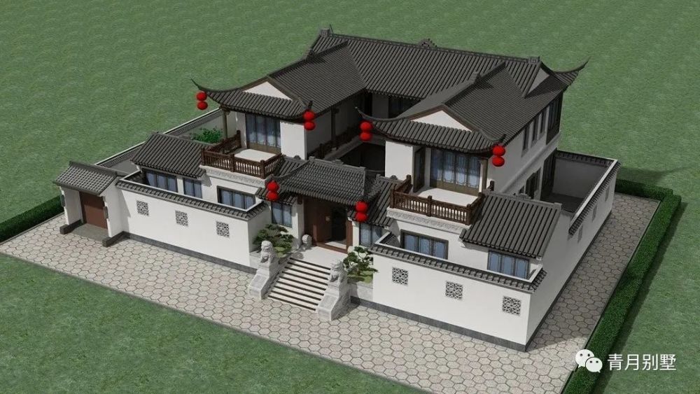 6×18米二层中式合院,在宁静乡村过慢调生活_腾讯新闻