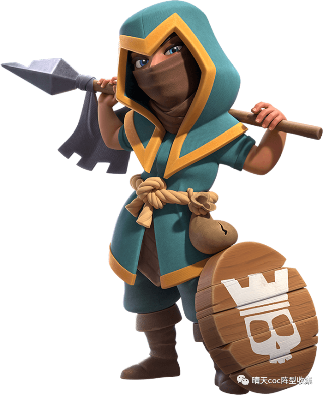 部落冲突4月新皮肤-绿林战神